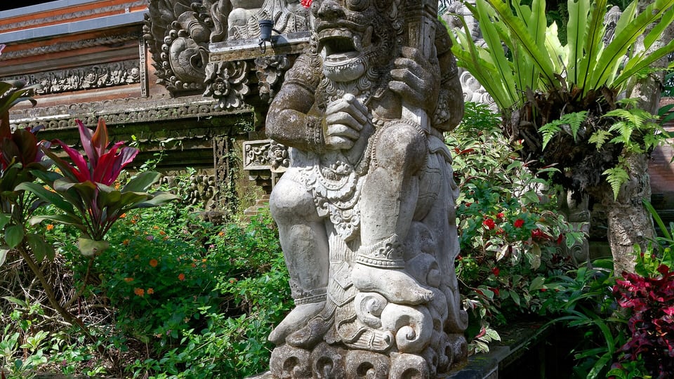 Ubud Palace in central Ubud
