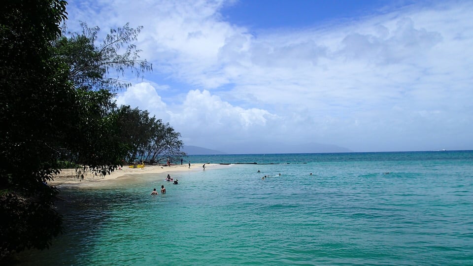Green Island, a coral cay on the Great Barrier Reef off Cairns