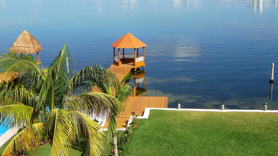 Laguna Nichupté on the inland side of Cancún’s Hotel Zone