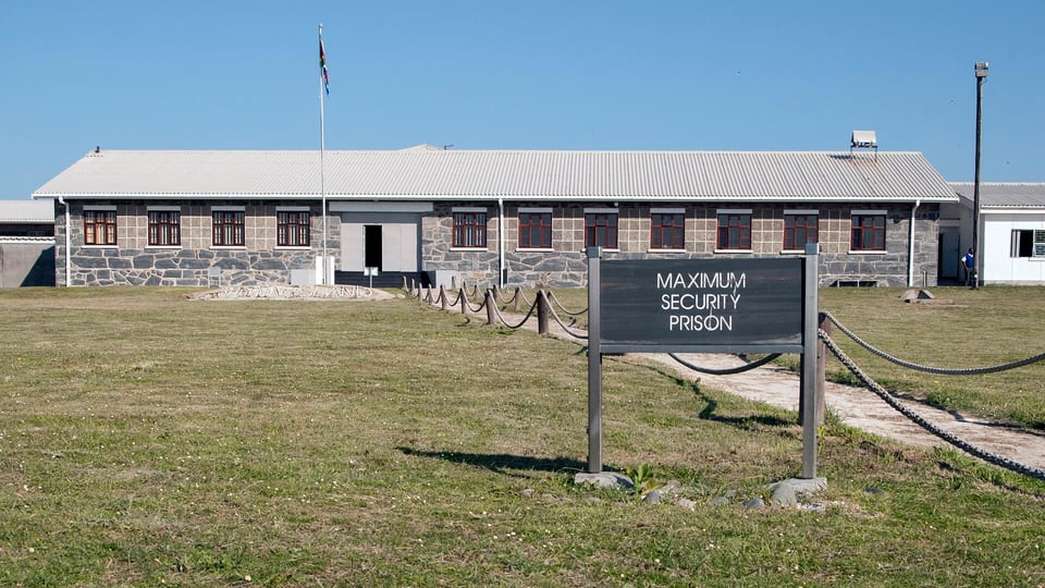 The Maximum Security Prison on Robben Island, where Nelson Mandela was held