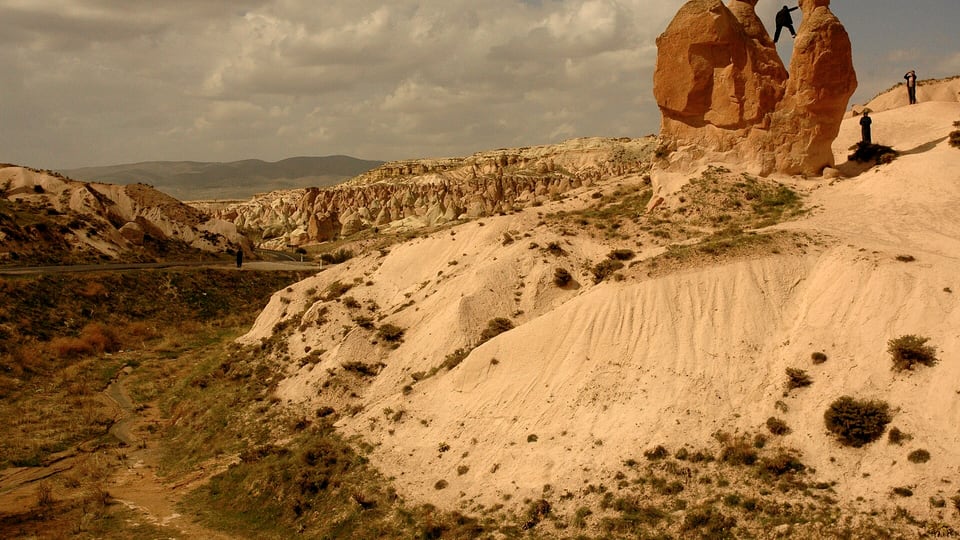 Wind-eroded tuff formations in Devrent (Imagination) Valley