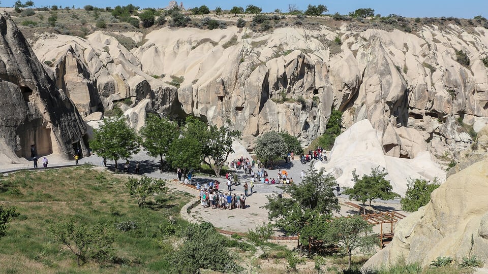 Rock-cut churches at the Göreme Open Air Museum, a UNESCO World Heritage site