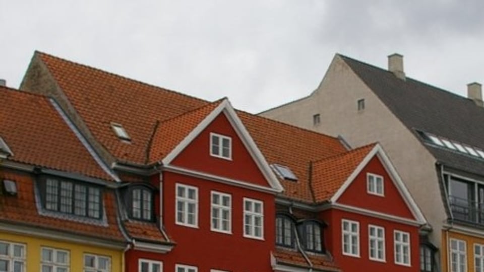 Colorful 17th-century townhouses along the Nyhavn canal in Copenhagen