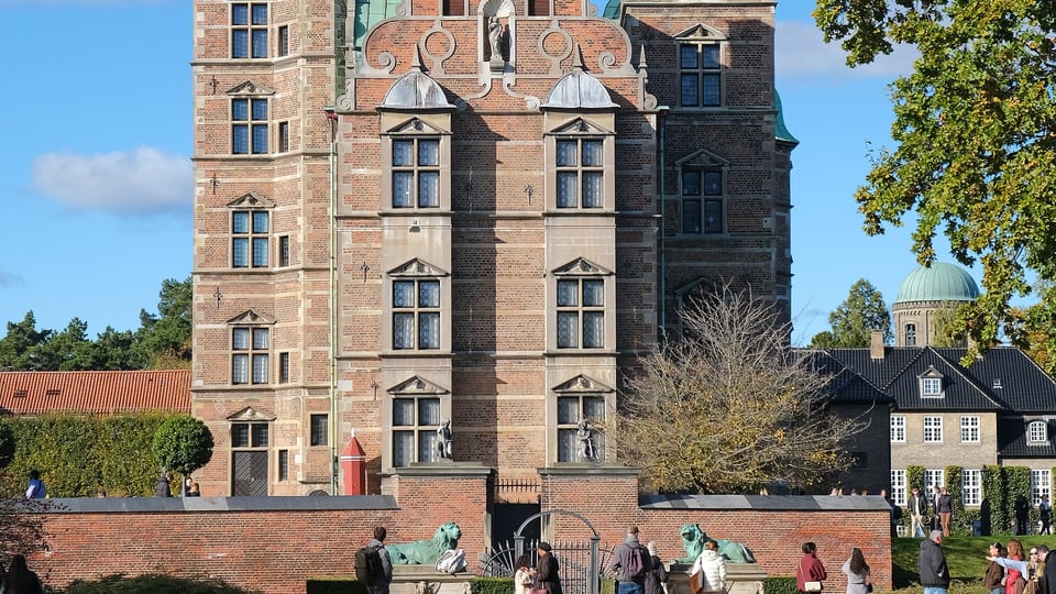 Rosenborg Castle, built for King Christian IV in the early 1600s and now home to the Danish Crown Jewels