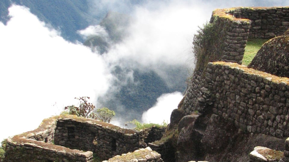 The Inca Trail near Phuyupatamarka -- the multi-day route into Machu Picchu, capped at about 500 people a day