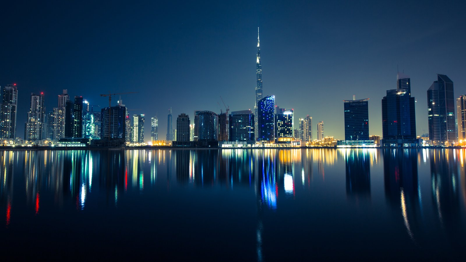 Dubai Creek, maisons urbaines et abra traditionnelle