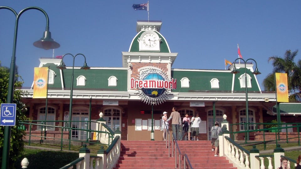 The entrance to Dreamworld, Coomera, Gold Coast