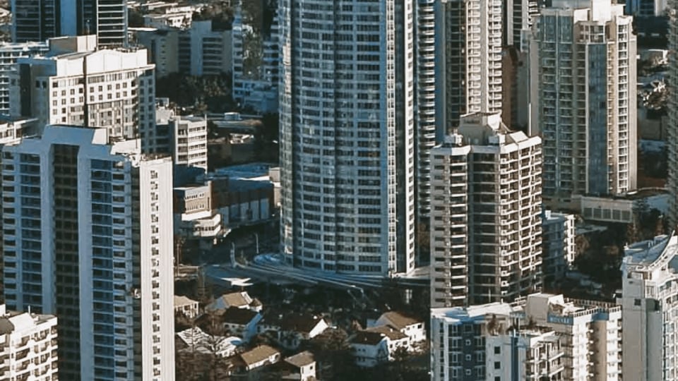 Q1 tower, the tallest building in Australia, in Surfers Paradise