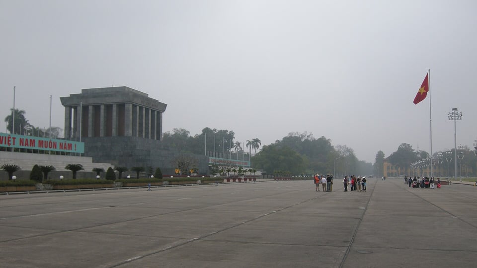 Ba Đình Square and the Ho Chi Minh Mausoleum
