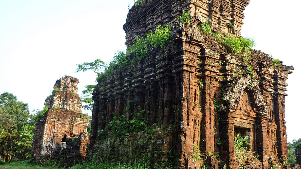 Brick Cham tower temples at My Son Sanctuary