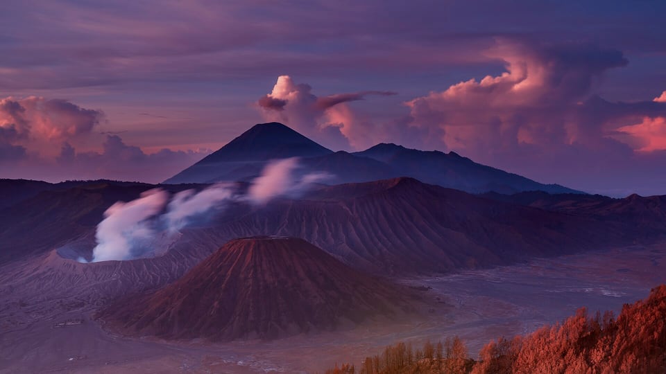 Mount Bromo at sunrise in East Java