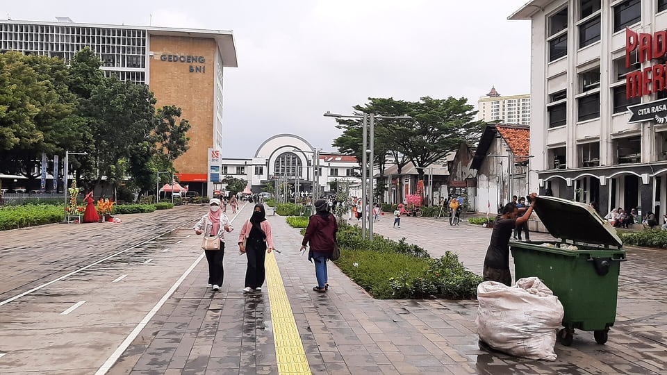Historic Kota Tua square in Jakarta