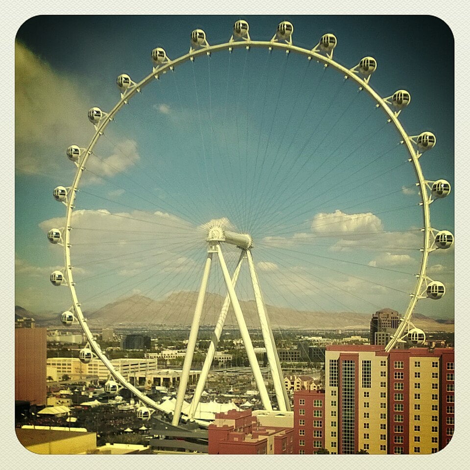 High Roller observation wheel in Las Vegas