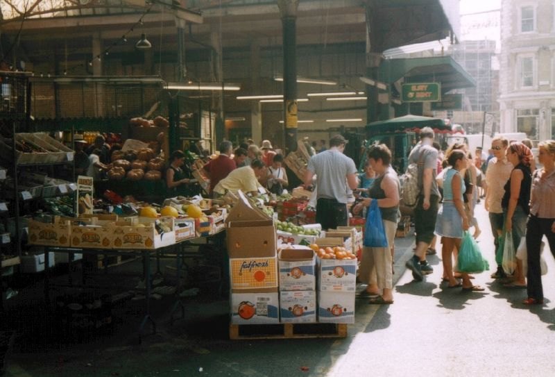 Market stalls at Borough Market