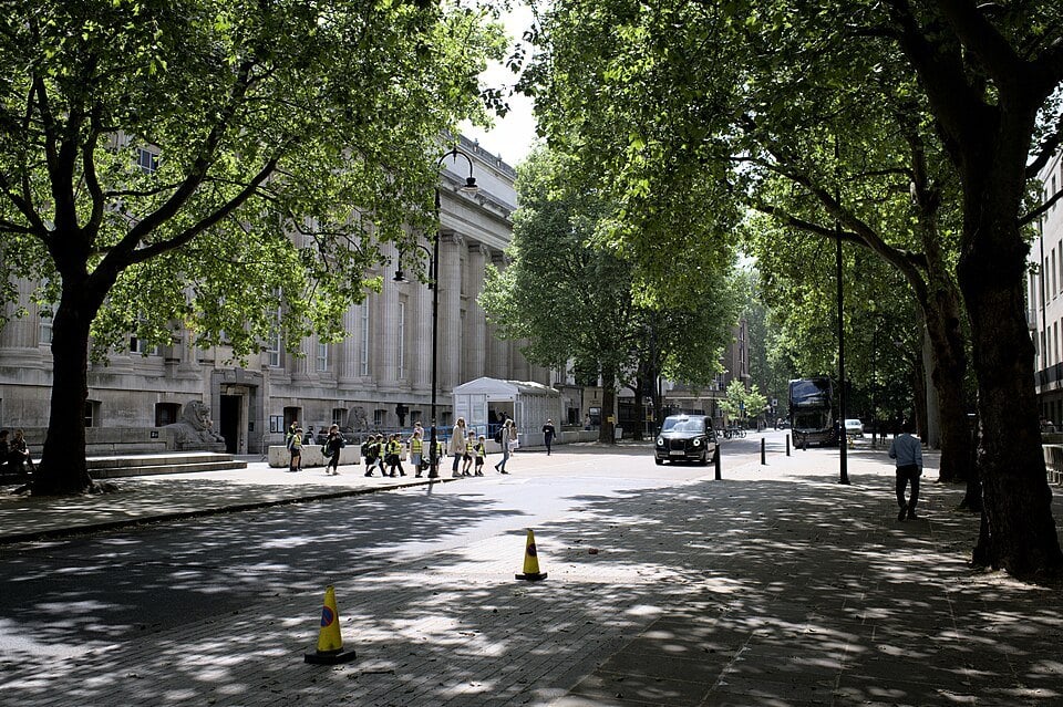 Entrance to the British Museum