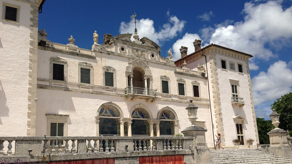Vizcaya Main House and its garden setting