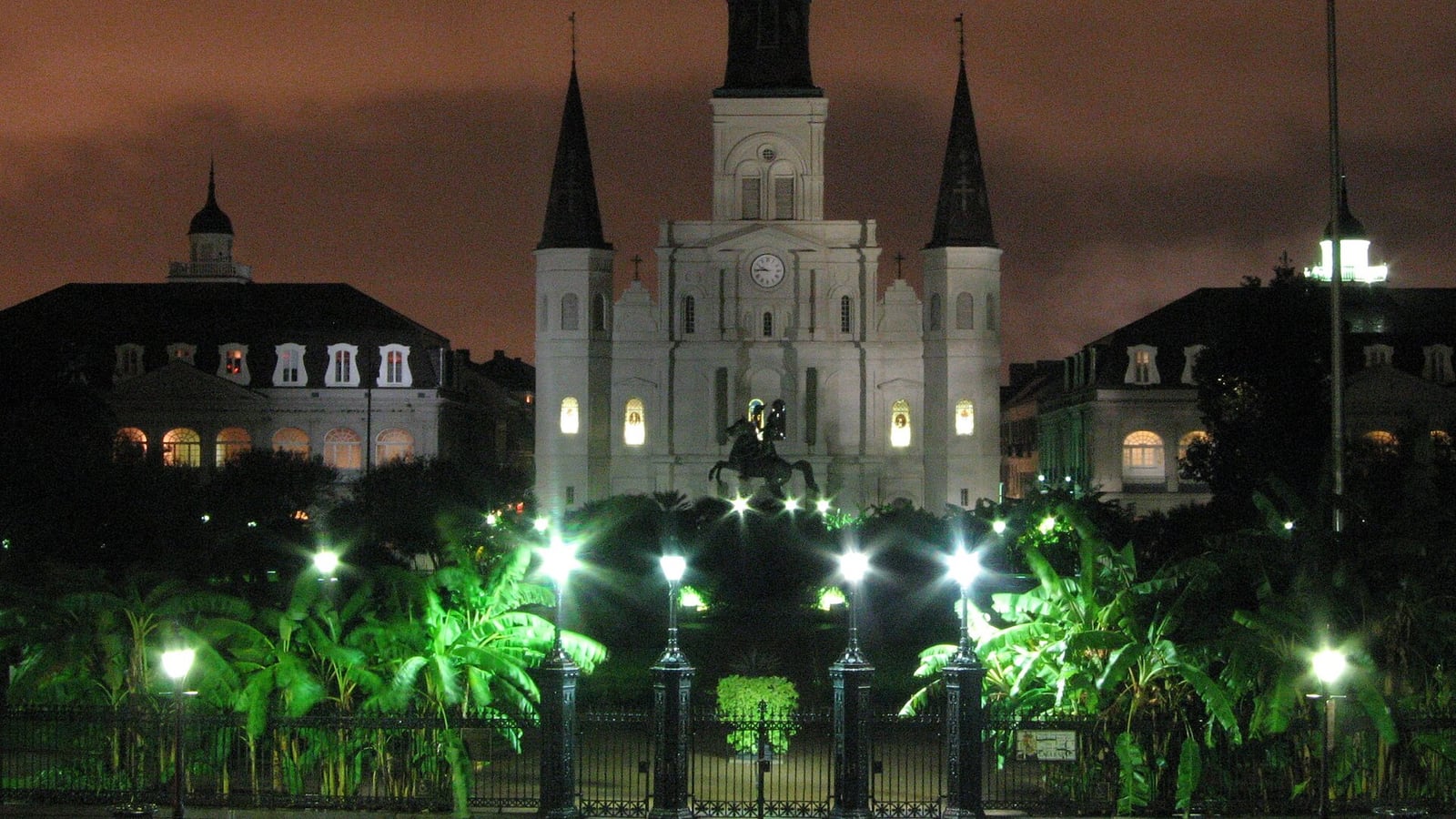 St. Louis Cathedral and Jackson Square in New Orleans’ French Quarter