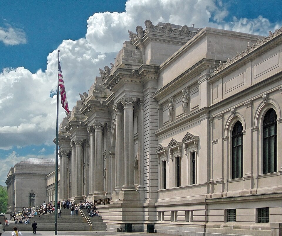 Fifth Avenue entrance of the Metropolitan Museum of Art