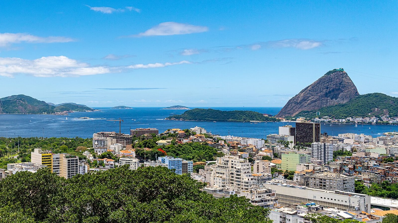 Guanabara Bay and Sugarloaf Mountain seen from Santa Teresa, Rio de Janeiro