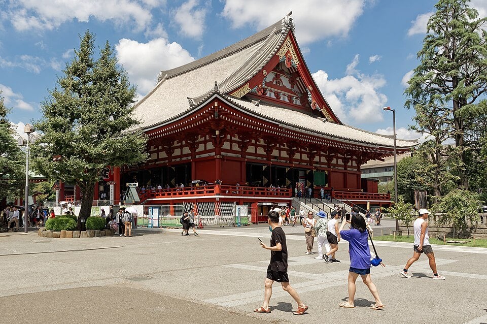 Main hall of Senso-ji temple in Asakusa